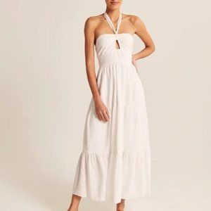 Abercrombie White Maxi Dress